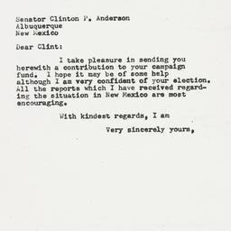 Letter: 1954 September 27