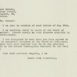 Letter: 1948 May 31