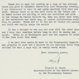 Letter: 1947 April 14