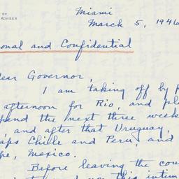 Letter: 1946 March 5
