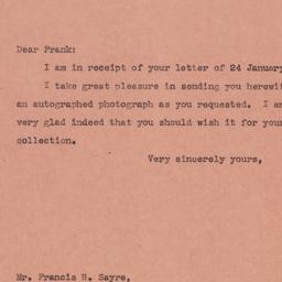 Letter: 1945 January 29