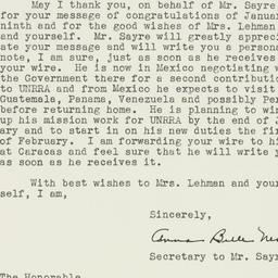 Letter: 1947 January 11