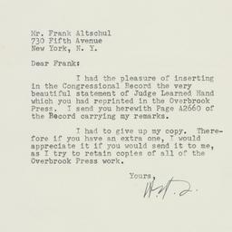 Letter: 1953 May 13
