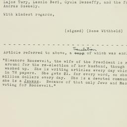 Letter: 1951 November 27