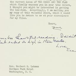 Letter: 1953 June 11