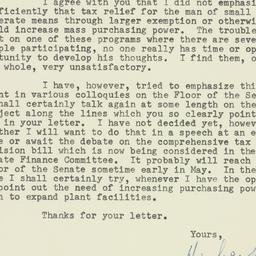 Letter: 1954 April 12