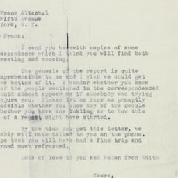 Letter: 1951 November 16