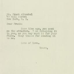 Letter: 1951 August 4