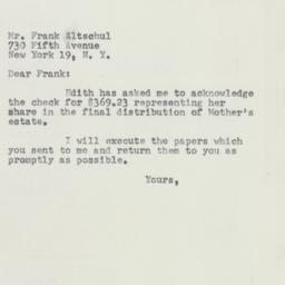 Letter: 1954 May 24