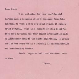 Letter: 1953 March 17