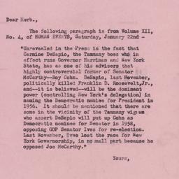 Letter: 1955 January 24