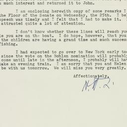 Letter: 1953 March 27