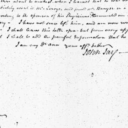 [Document, 1806 June 06]