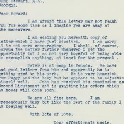 Letter: 1941 October 22