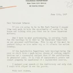 Letter: 1937 June 11