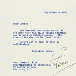 Letter: 1939 September 20