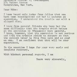 Letter: 1957 December 7