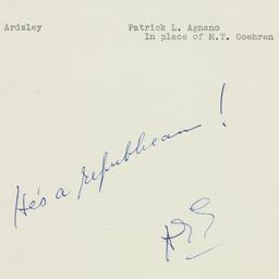 Memorandum: 1956 January 25
