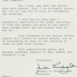 Letter: 1956 November 14