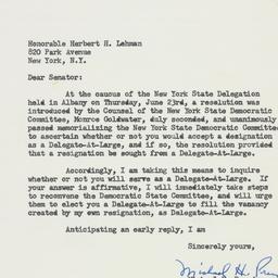 Letter: 1960 June 24