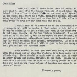 Letter: 1953 March 17