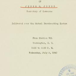 Speech: 1942 July 8