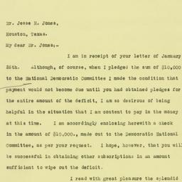 Letter: 1928 February 1