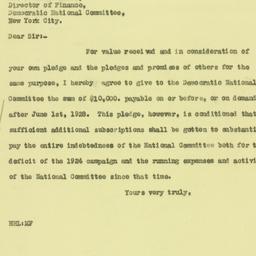 Letter: 1927 September 27