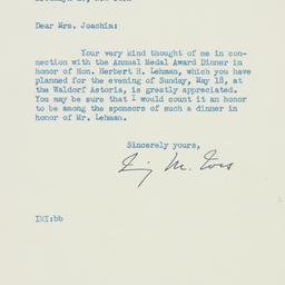 Letter: 1947 April 9