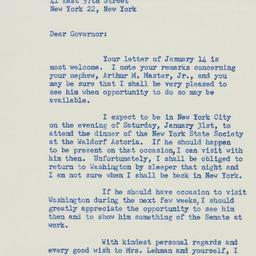Letter: 1948 January 18