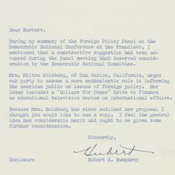 Letter: 1957 March 7