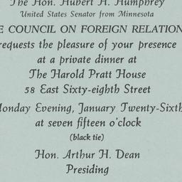 Invitation: n.d.