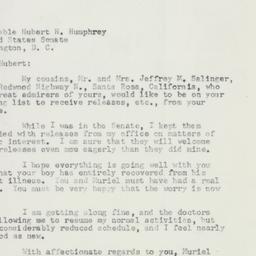 Letter: 1957 November 8