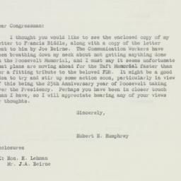 Letter: 1958 April 11
