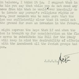 Memorandum: 1958 July 11