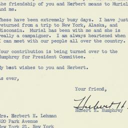 Letter: 1960 January 19