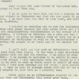 Letter: 1956 September 14