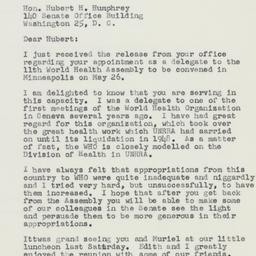 Letter: 1958 April 8