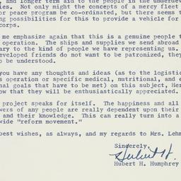Letter: 1961 January 30