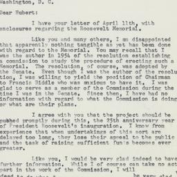Letter: 1958 April 18