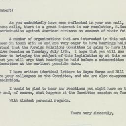 Letter: 1956 July 11