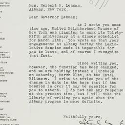 Letter: 1936 February 7