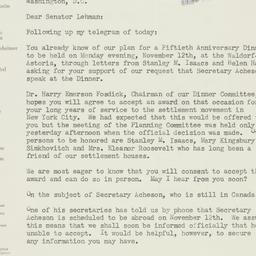 Telegram: 1951 September 20