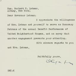 Letter: 1935 November 15