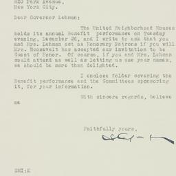 Letter: 1935 November 12