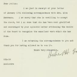 Letter: 1925 January 13