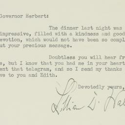 Letter: 1934 November 14