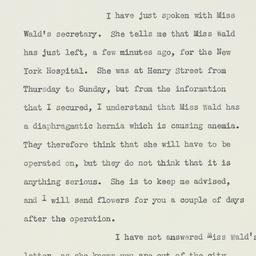Letter: 1932 November 13
