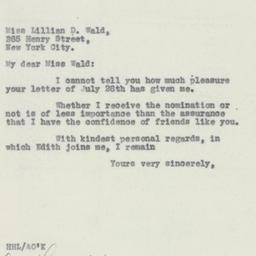 Letter: 1932 August 3