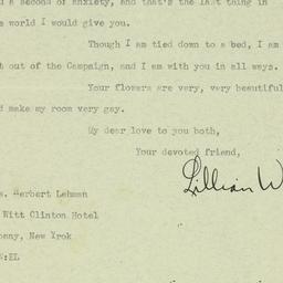 Letter: 1932 October 27